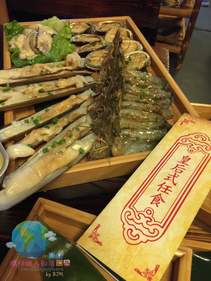 皇后級無限任食：新鮮虎蝦 及 醬燒鮑魚、聖子、廣島蠔